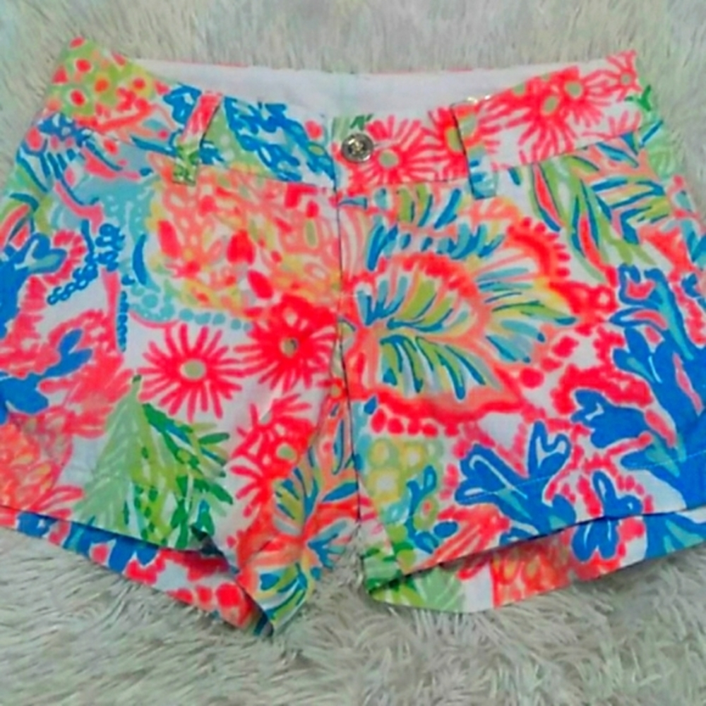 Lilly Pulitzer The Callahan Short EUC sz 00